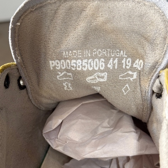 Softino by Fly London White and Yellow Sneakers size 40 us size 9 - Picture 2 of 6